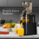 Cold Press Slow Masticating Fruit Juicer Whole Food Juicing Machine Electric UK 4