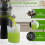 Cold Press Slow Masticating Fruit Juicer Whole Food Juicing Machine Electric UK 11