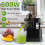 Cold Press Slow Masticating Fruit Juicer Whole Food Juicing Machine Electric UK 9
