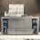 Sideboard TV Unit Cabinet Cupboard Display Storage Grey High Gloss Doors 164cm 2