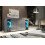 Sideboard TV Unit Cabinet Cupboard Display Storage Grey High Gloss Doors 164cm 3