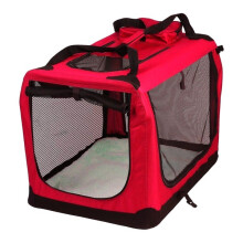 AVC Pet Carrier Red Folding Dog Cat Puppy Travel Transport Bag (Medium)