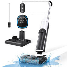Lubluelu 18kPa Cordless Wet Dry Vacuum Cleaner And Mop Combo Self-Cleaning LED