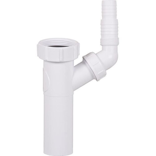 Scanpart 1130705505 T-Piece Laveuse de vidange Blanc