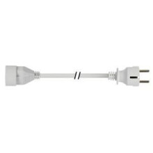 Cavo elettrico 2P+T 5.00 m bianco