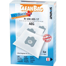 CLEANBAG Micropolare+ Sacco per polvere AEG Gr.5 4+1