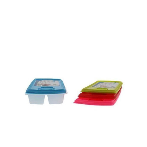 Scanpart Lot de 2 bacs à glaçons Blanc 2
