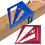 3D Multi-Angle Measuring Ruler Square Protractor MM Inch 6
