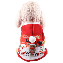 (Red, XL) Christmas Pet Clothes for Medium Dog Cat Two-Legged Autumn Winter Holiday