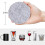 (Light gray) 12 Pack Light Gray Round Felt Coasters 4
