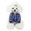 (Orange, XL) Pet Patterned Stitching Coat Two-Legged Dog Clothes 4