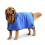 (L) Super Absorbent Microfiber Dog Bathrobe Towel With Adjustable Strap Quick Drying Pet Coat 1