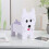 (Multicolor, Highland white) Fioriera a forma di cane, facile da assemblare, per uso esterno e interno. 2