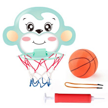 (Monkey) Set da basket per bambini, ideale per giochi all'aperto durante le feste.