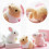 (Thread pulling rabbit) Mini peluche de conejo/cerdito/ratón para muñeca con suave algodón PP, mini juguete de cuerda. 4