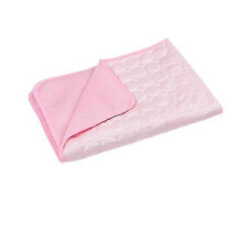 (pink, XL) Dog Cooling Mat Sleeping Cooling Pad Washable Ice Silk Cool Blanket For Kennel Sofa Bed