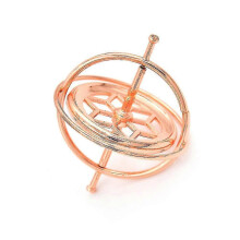 (RoseGold) Giroscopio in metallo di alta qualità, giocattolo educativo scientifico antistress, ideale come regalo.