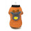 (Orange, XL) Pet Patterned Stitching Coat Two-Legged Dog Clothes 1