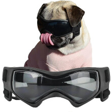 (Black) UV-Sonnenbrille für Hunde, geeignet für kleine bis mittelgroße Hunde, einfach zu tragen