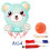 (Bear) Set da basket per bambini, ideale per giochi all'aperto durante le feste. 1