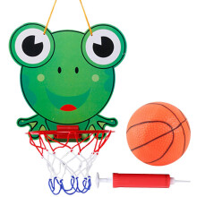 (Frog) Set da basket per bambini, ideale per giochi all'aperto durante le feste.