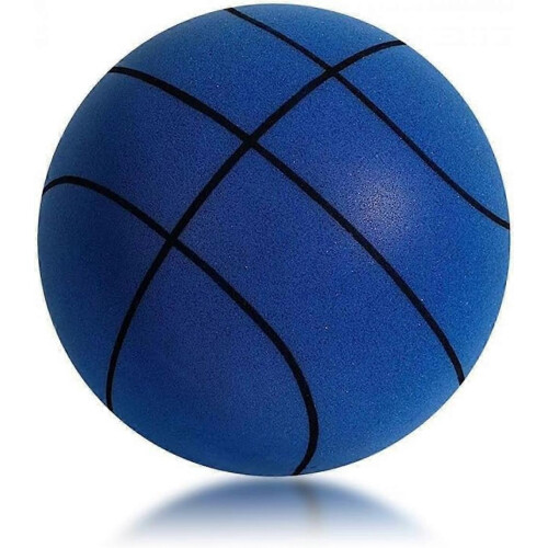 (Blue, 21CM) 2023 Silent Basketball Hush Handle Foam Indoor Dribbling Training 1
