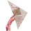 (Pink) Exquisite Colorful Triangle Cartoon Kite Durable Easy Fly Beginner Kids Adults 4