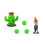 (686-1 E Set No Box) Set di 15 catapulte originali Plants vs Zombies 2 per bambini. 1