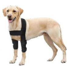 (L) Breathable Dog Elbow & Shoulder Protector Pads for Hygroma Dysplasia Osteoarthritis
