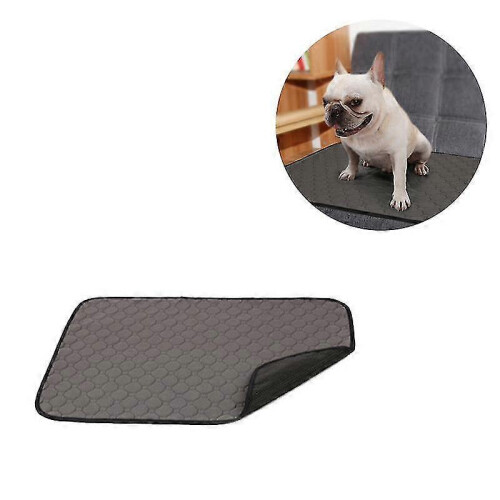 (Gray, M) Thickened Absorbent Deodorizing Soft Washable Dog Diaper Pads 1