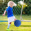 (Blue, 24CM) 2023 Silent Basketball Hush Handle Foam Indoor Dribbling Training 5