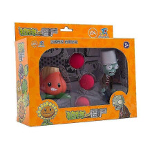 (686-1 F Set With Box) Juego de 15 juguetes originales de Plants vs Zombies 2 con catapulta para niños.