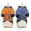 (Orange, XL) Pet Patterned Stitching Coat Two-Legged Dog Clothes 2
