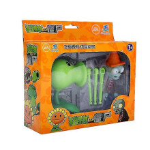 (686-8 E Set With Box) Juego de 15 juguetes originales de Plants vs Zombies 2 con catapulta para niños.