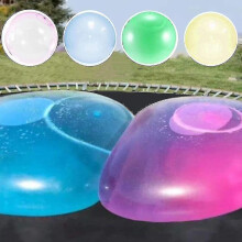 (M, yellow) pelotas inflables de burbujas de agua para niños, ideales para jugar al aire libre, en interiores, en la playa o en el jardín.
