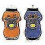 (Orange, XL) Pet Patterned Stitching Coat Two-Legged Dog Clothes 3