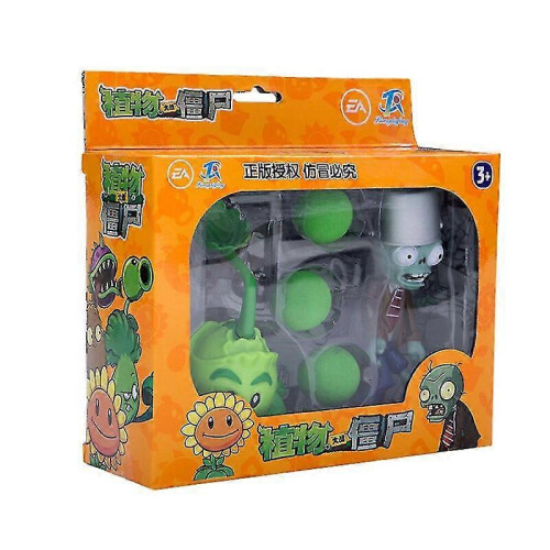 (686-8 D Set With Box) Set di 15 catapulte originali Plants vs Zombies 2 per bambini.