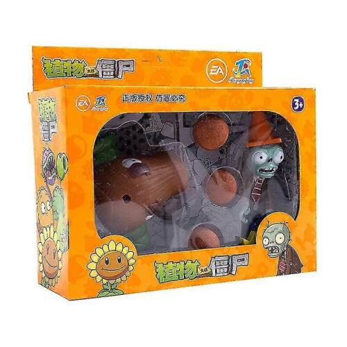 (686-1 D Set With Box) Set di 15 catapulte originali Plants vs Zombies 2 per bambini.