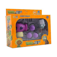 (686-1 C Set With Box) Set di 15 catapulte originali Plants vs Zombies 2 per bambini.