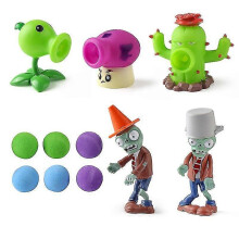 (686-2 Set No Box) Set di 15 catapulte originali Plants vs Zombies 2 per bambini.