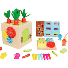 (style3) Juguete educativo para niños pequeños: clasificador de formas de rábano con sistema magnético de pesca.