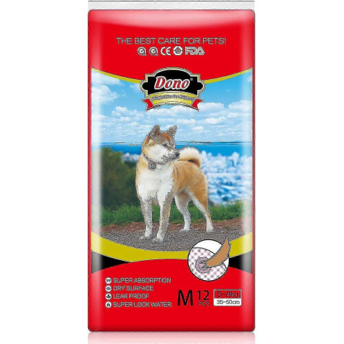 (s) Wiederverwendbare Hundewindelhose mit physiologischer Einlage 1