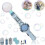 (Blue) Elastic Smog Bubble Machine Automatic Magic Smoke Bubble Blower Machine 1
