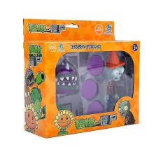 (686-8 A Set With Box) Juego de 15 juguetes originales de Plants vs Zombies 2 con catapulta para niños.