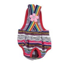 (Striped Red, XS) Damen-Hundewindeln, Damen, gestreift, 2er-Pack