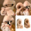 (brown) Women's Beige Soft Plush Dog Pattern Hat Thicken Winter Outdoor 2