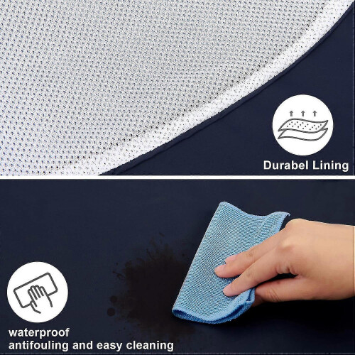 (Blue, 6XL) Impermeabile per cani di grossa taglia con cappuccio e lacci elastici (FPK11) 2