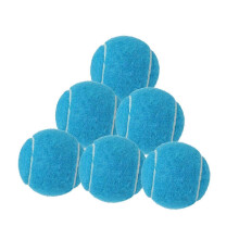 (Blue) Paquete de 6 pelotas de tenis resistentes al desgaste de 2,52" para principiantes, entrenamiento en interiores y exteriores, Yvan