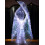 (Green) Bright LED Dance Wings with Telescopic Pole for Stage Performances 4