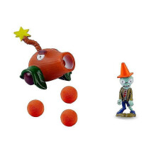 (686-1 D Set No Box) Juego de 15 juguetes originales de Plants vs Zombies 2 con catapulta para niños.